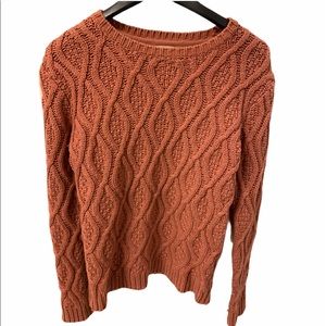 Ruby Moon *perfect for fall* burnt orange sweater